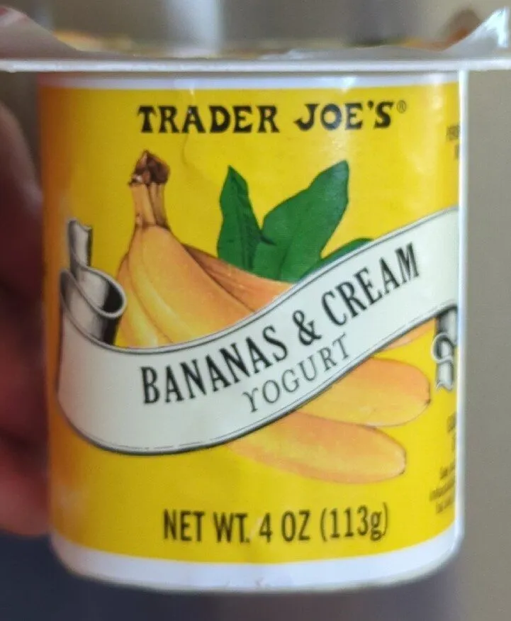 Bananas & Cream Yogurt