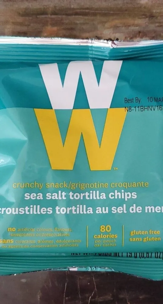 Croustilles tortilla WW