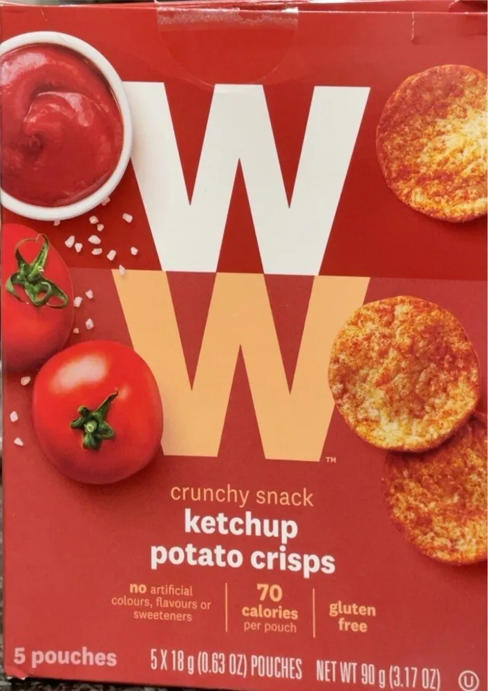 ketchup potatoe crisps