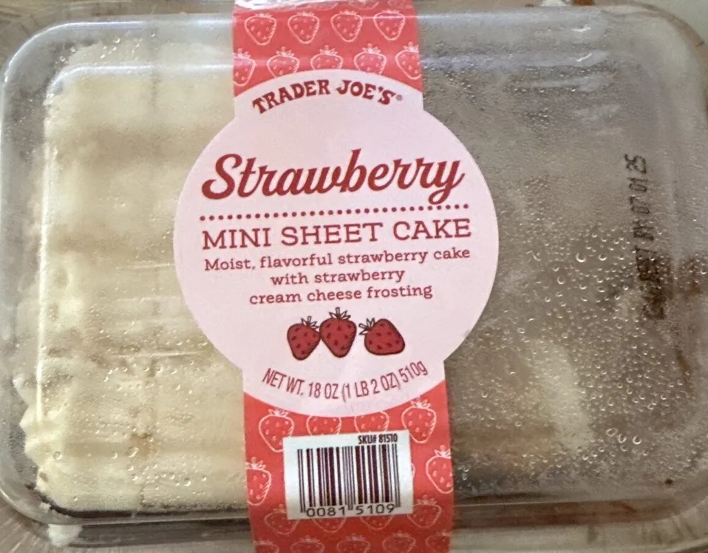 Strawberry Mini Sheet Cake