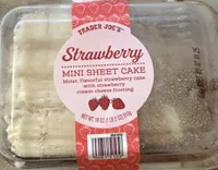 Strawberry Mini Sheet Cake