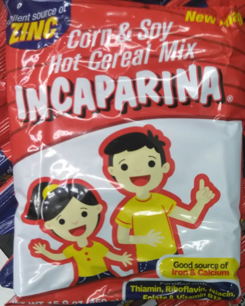 Incaparina, Corn & Soy Hot Cereal Mix