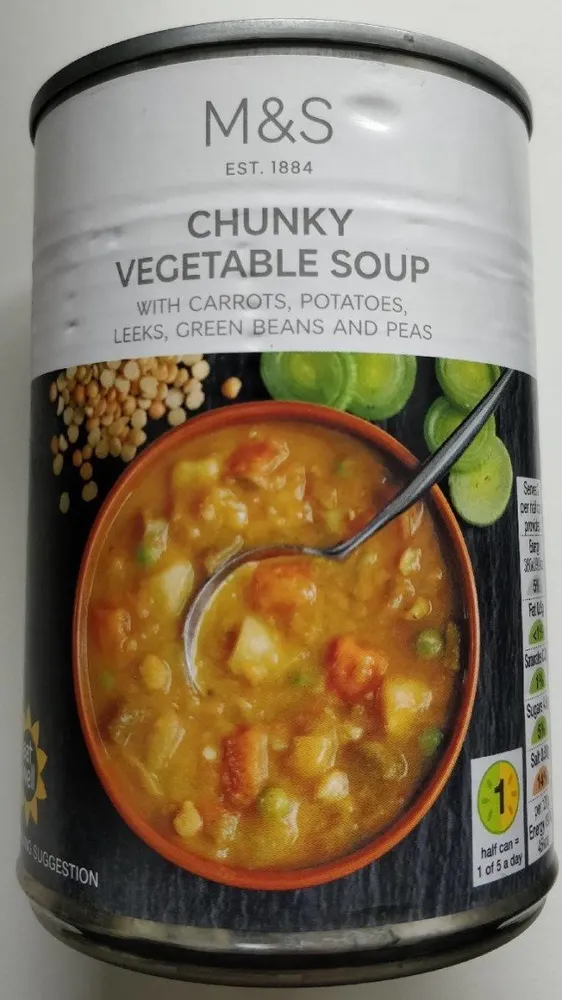 Chunky vegetable soup