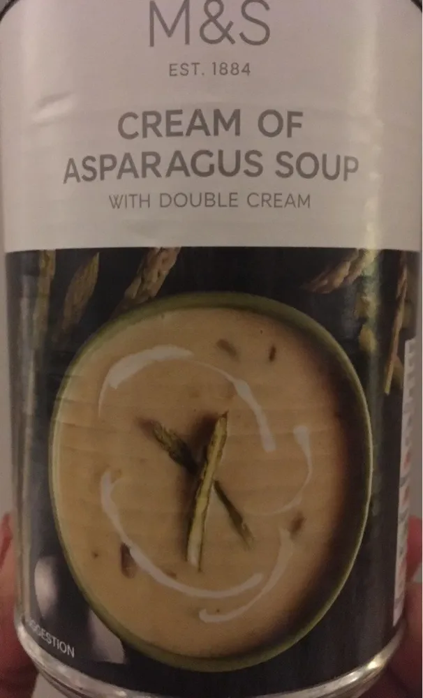 Cream of asparagus soup