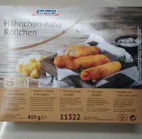 Hähnchen-Käse-Röllchen
