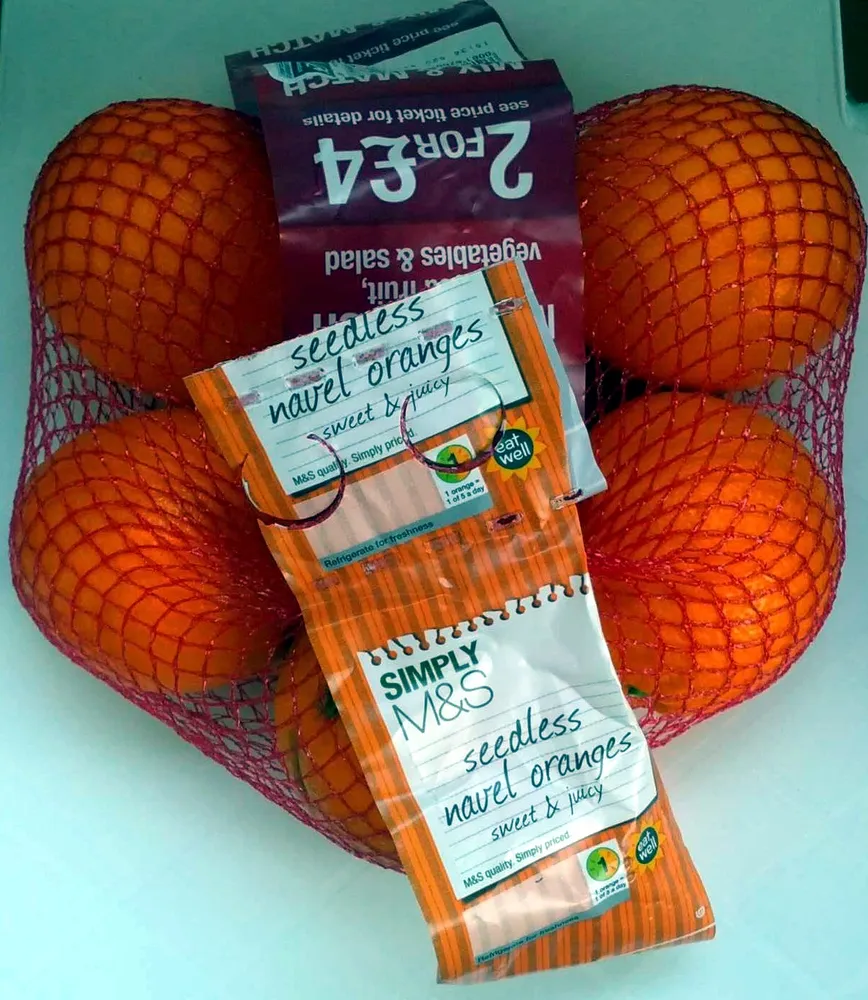 Seedless Navel Oranges
