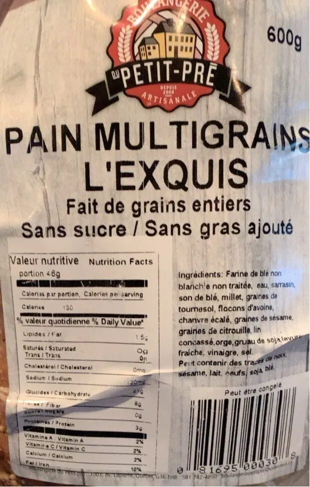 Pain Multigrains l’Exquis