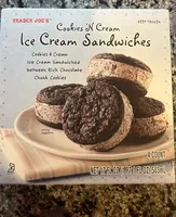 Cookies 'N Cream Ice Cream Sandwiches