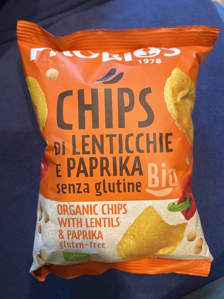 CHIPS DI LENTICCHIE E PAPRIKA