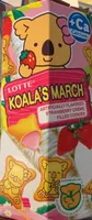 Lotte, koala's march creme cookies, strawberry