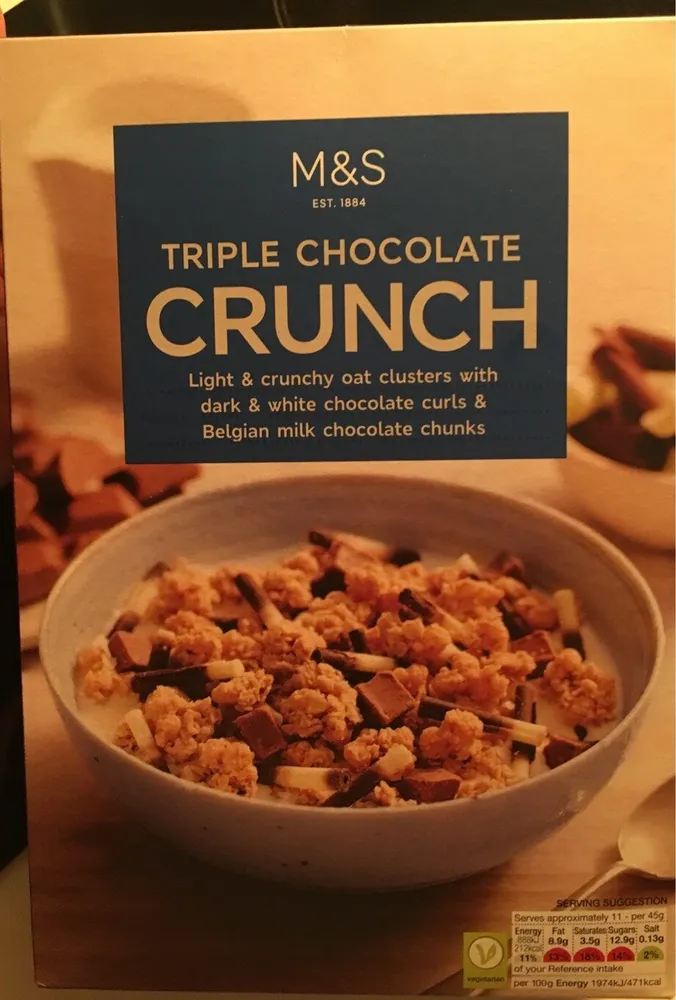 Triple chocolate crunch