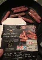 8 Lamb roasted garlic rosemary chipo sausage