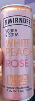 smirnoff white peach vodka & soda