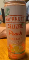 Smirnoff peach seltzer