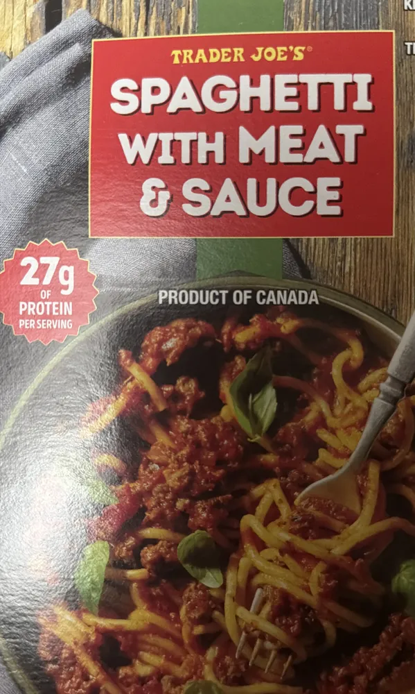 SPAGHETTI WITH MEAT & SAUCE