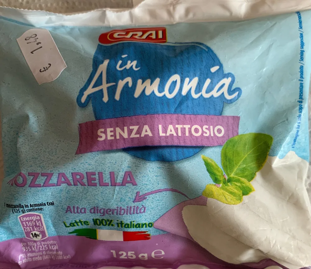Mozzarella senza Lattosio