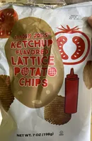 Ketchup Flavored Lattice Potato Chips