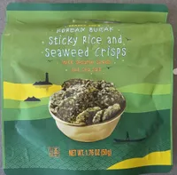 Korean Bugak Sticky Rice and Seaweed Crisps
