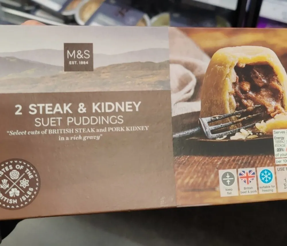 Steak and kidney pudding