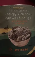 Korean Bugak Sticky Rice and Seaweed Crisps