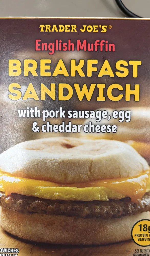 English Muffin Breakfast Sandwich