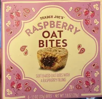 Raspberry Oat Bites