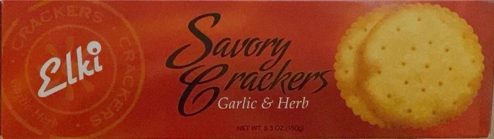 Savory Crackers Garlic & Herb
