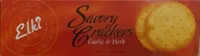 Savory Crackers Garlic & Herb