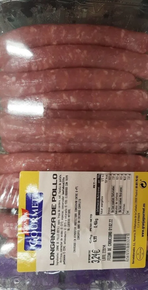 Longaniza de pollo