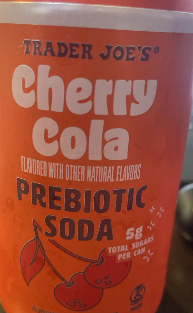 Cherry cola prebiotic soda