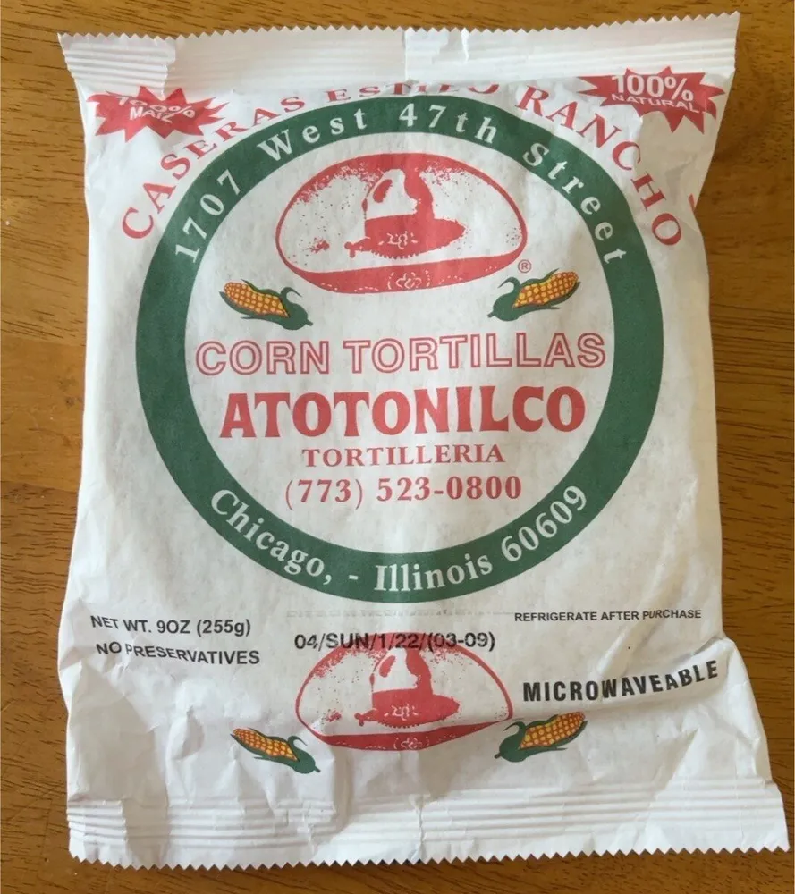Corn tortillas