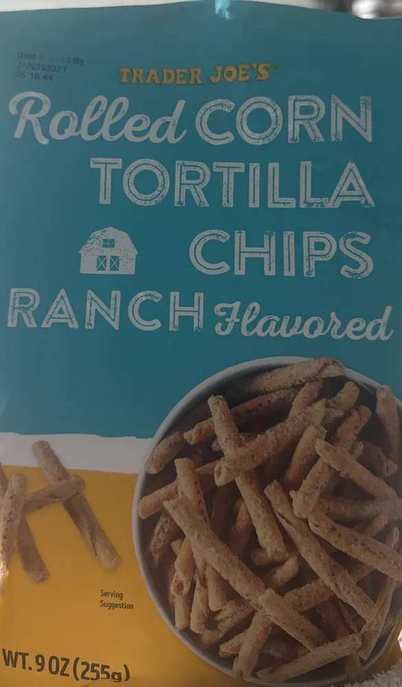 Toasted Corn Tortilla Chips Ranch Flavored