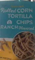 Toasted Corn Tortilla Chips Ranch Flavored