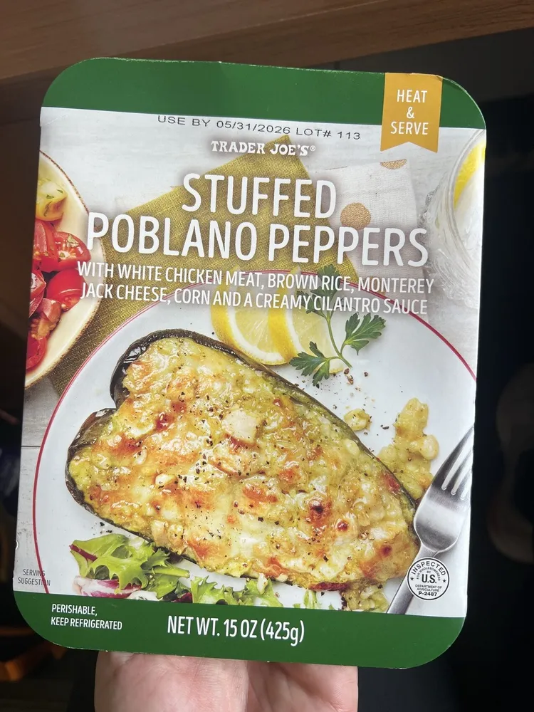 Stuffed Poblano Peppers