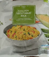 Golden vegetable rice