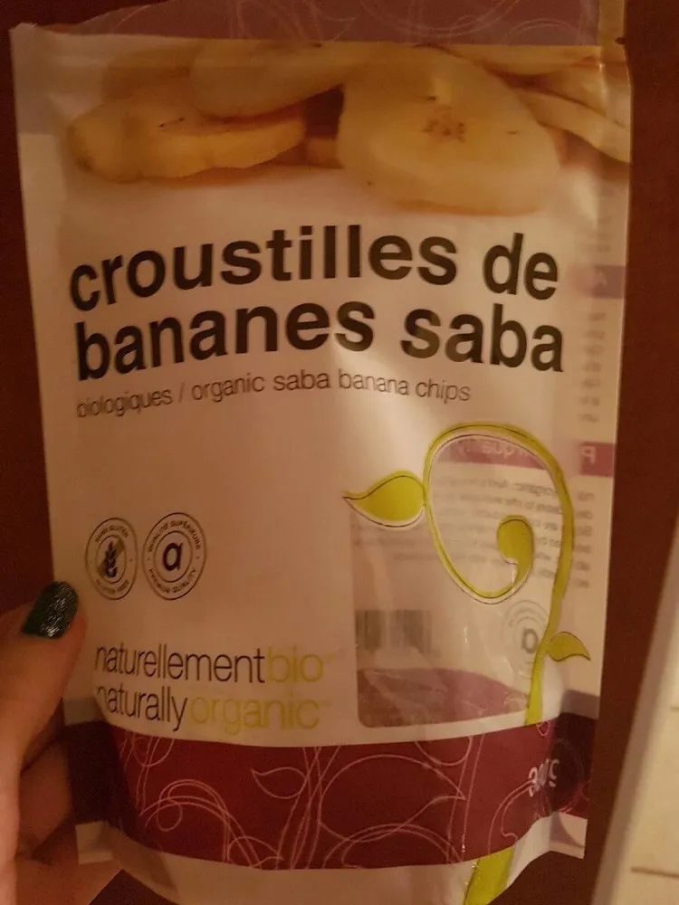 Croustilles de bananes saba