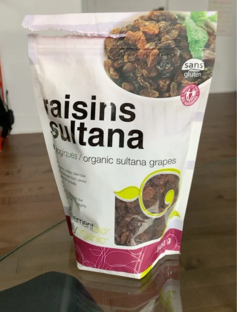 Raisins sultana