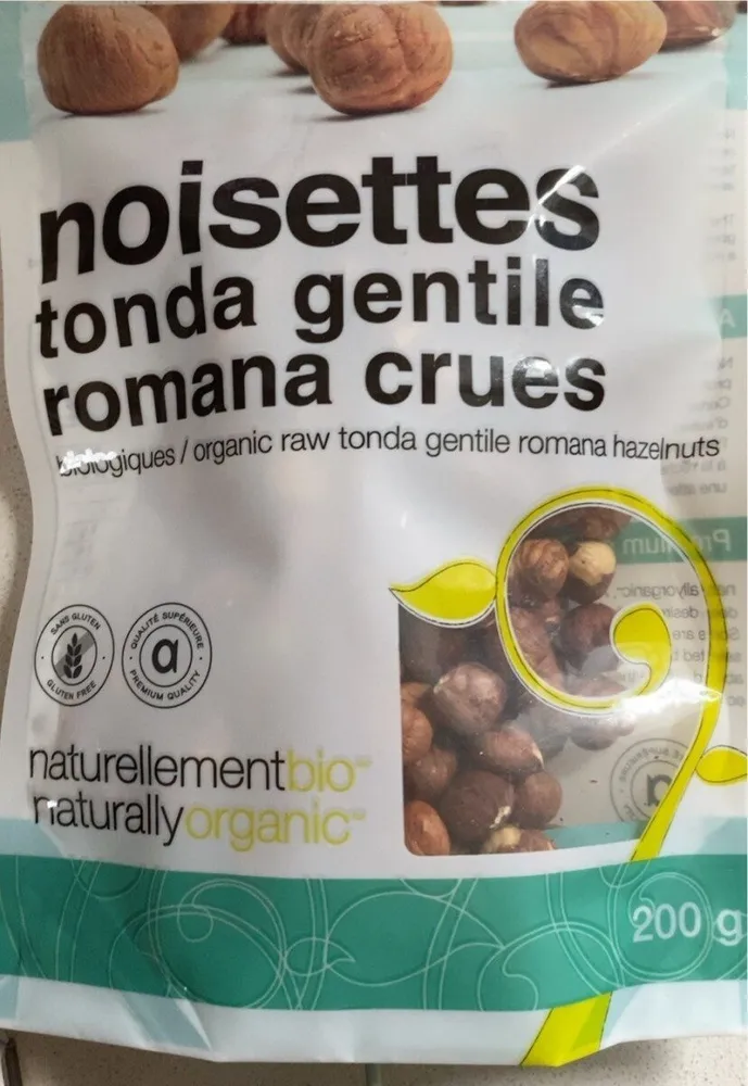 Noisettes tonda gentile romana crues