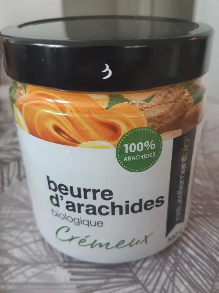 Beurre d'arachide biologique crémeux