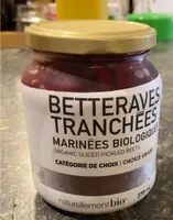 Betteraves tranchées