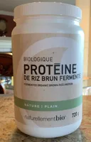 Biologique protéine de riz brun fermenté
