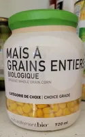 Maïs à grains entiers biologique