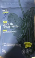 Farine de banane verte