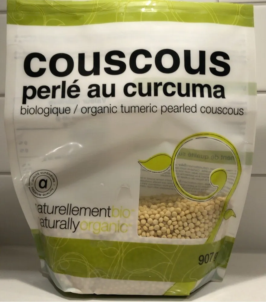 Couscous perle curcuma biologique