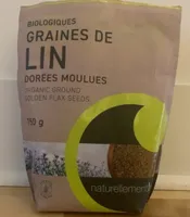 Graines de lin dorées moulues