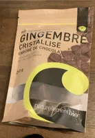 Gingembre cristallisé enrobé de chocolat