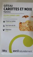 Gateau carotte et noix vegetalien