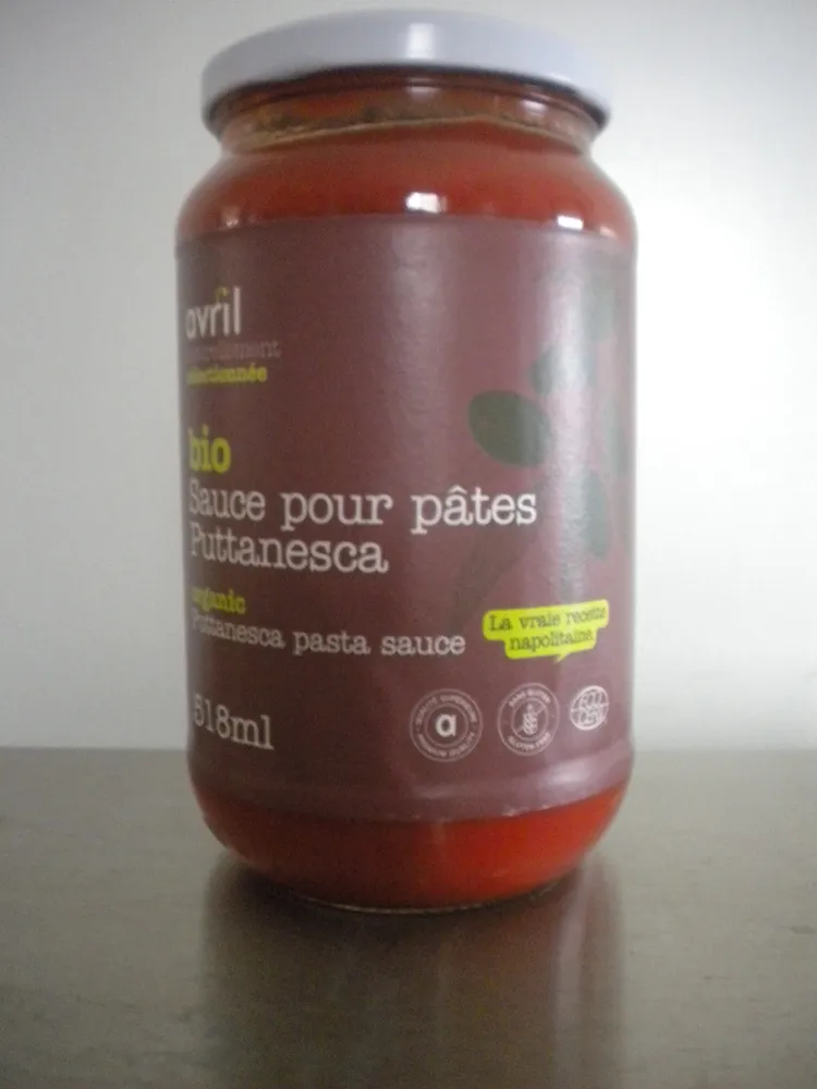 Sauce pour pâtes Puttanesca biologique