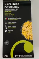 Mafaldine de pate fraiche