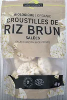 Croustilles de riz brun